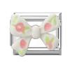 Fashion Eyes Bow Cherry Flowers Love Heart Cake Italian Charm Links Fit 9MM Stainless Steel Bracelet Women DIY Making Jewelry