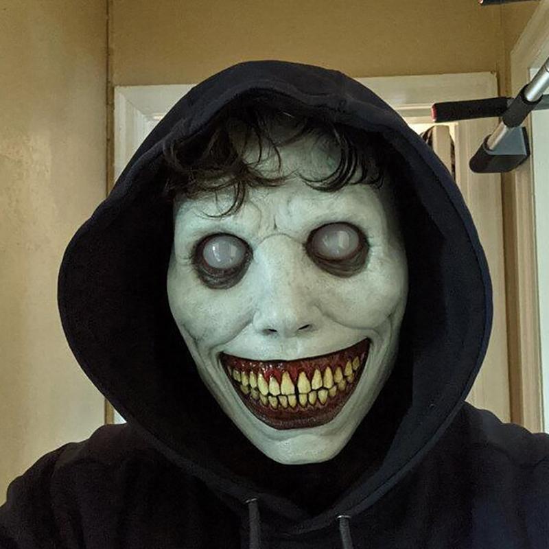 Halloween Party Mask Creepy Smiling Demons The Evil Cosplay Props Stage Show