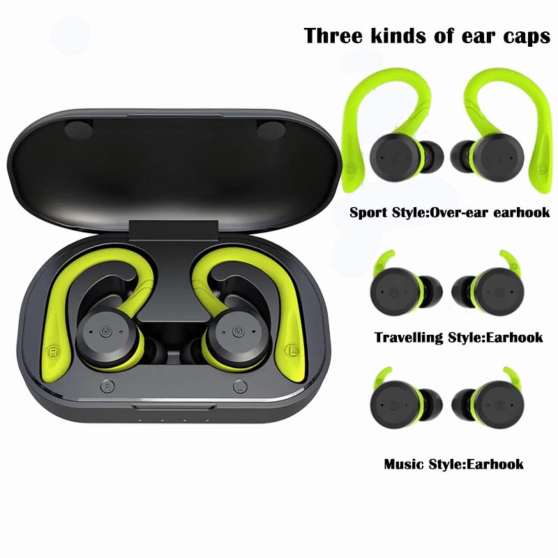 JYL TS IPX7 Headphones Swimmers 20H Playback Plastic