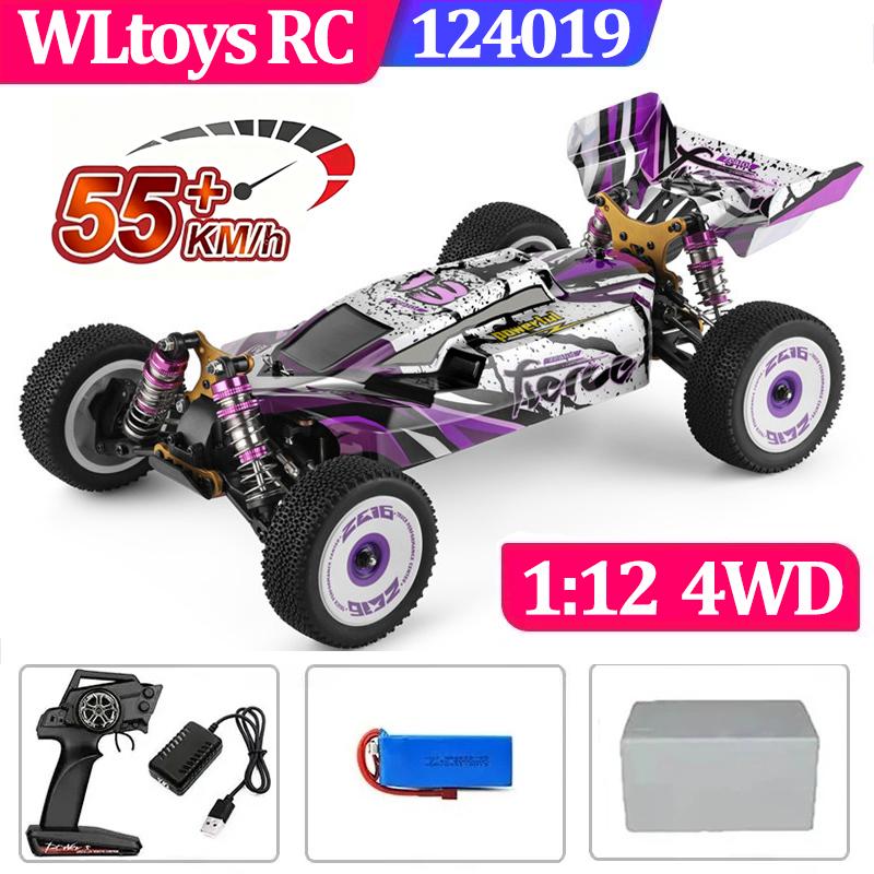 75 KM/H WLtoys 124016 124017 60 KM/H 144001 Rc Electric 4wd Battery High Speed Atv Remote Control Drift Rc Cars for Adults Toys