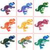 3D Printed Dragon Set Crafts Model Decoration Fidget Toy Rotatable Tyrannosaurus Rex Skeleton Dinosaur Gift For Kids Birthdays