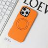 Wireless Charging Strong Magnetic 360° Rotating Ring Stand PU Leather Phone Case For iPhone 17 16 15 14 13 12 Pro tective Case
