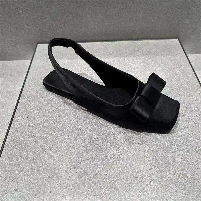 Fashion 2025 Fashionable Ladies Women's Elegant Shoes Ladies Bow Tie Wedge Shoes Women's Shoes Elegant Design Ladies Party Shoe
