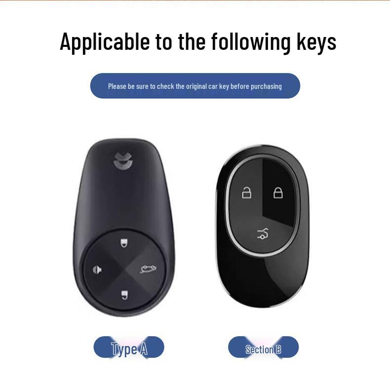 NIO Car Key Case 2023: Compatible with ET5, ES6, ET7, ES8, EC6, ES7, EC7 Models