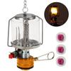 Outdoor Portable Camping Gas Lantern Piezo Ignition Mini Gas Tent Lamp Light with 3 Mantles and Adapter Portable Gas Lantern