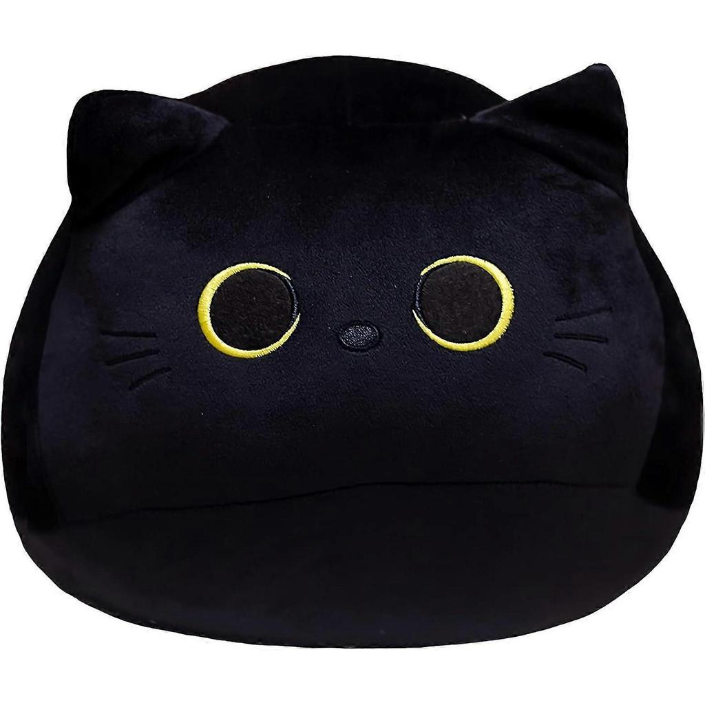Black Cat Stuffed Animal Plush Toy Creative Cat Shaped Soft Pillow Toy 40CM - Christmas Gift