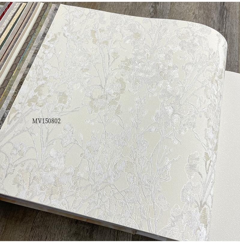 High-End Luxury American Floral Wallpaper Striped Bedroom Living Room 3D European Pastoral Large Flower Tv Background Wall Paper