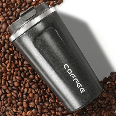 380ml/500ml Coffee Mug Vacuum Drinking Mug Automobile Mugs 304 Stainless Steel Direct Drinking Water Bottle Thermal Kettle Cup