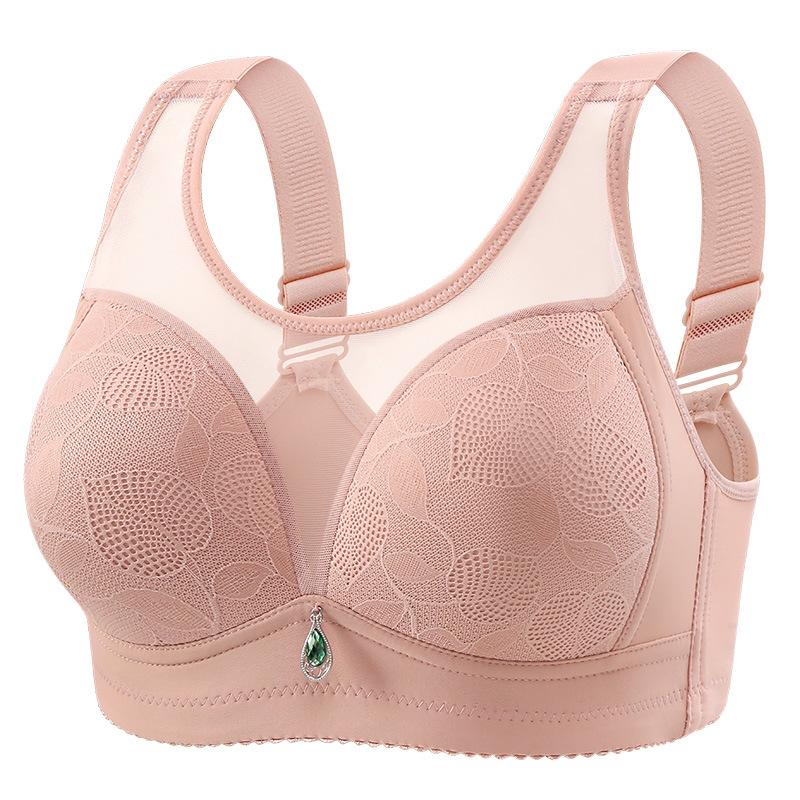 Chest Display, Comfortable, Breathable, Soft, Sweat Absorbing, Fixed Cup, No Steel Ring, Side Folding, Beautiful Back, Mother's Underwear