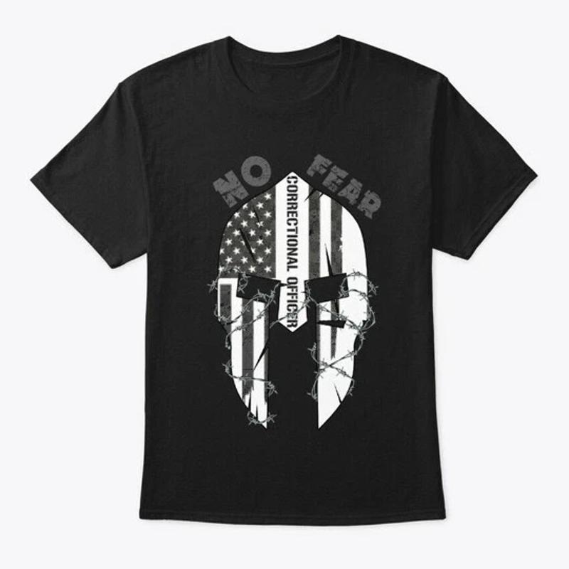 Spartan Barbed Correctional Officer Size Premium T Shirt M 2XL S разноцветный