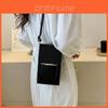 Elegant Small Square Bag Versatile Pu Leather Phone Bag For Everyday Use