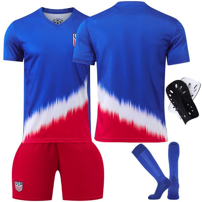 2425 US Team Football Jersey No. 10 Pulisic Home America's Cup Children's Men's Women's Set Edition