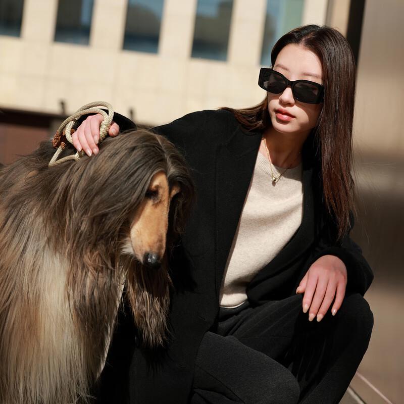 

Sancai 100% Merino Wool Plus Size Long Double-Faced Coat for Women XL