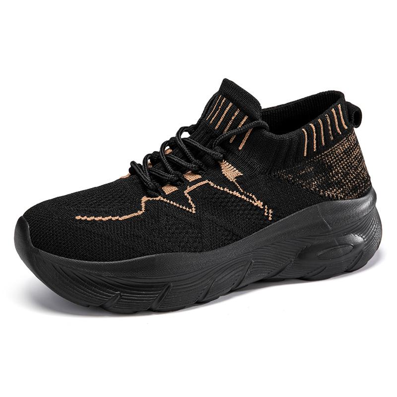 Fashion Non-slip Sole Round Toe Beige Boots Ladies High Shoes Women Grandma Sneakers Sports Loafer'lar Tenise Training Type Shoses