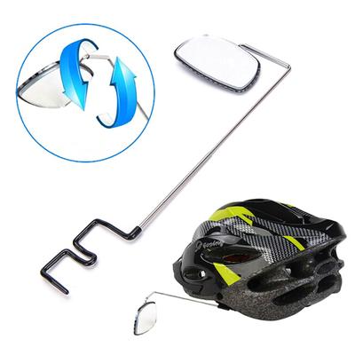 Bike Bicycle Riding Mirror Helmet Mount Rearview Rear View Eyeglass