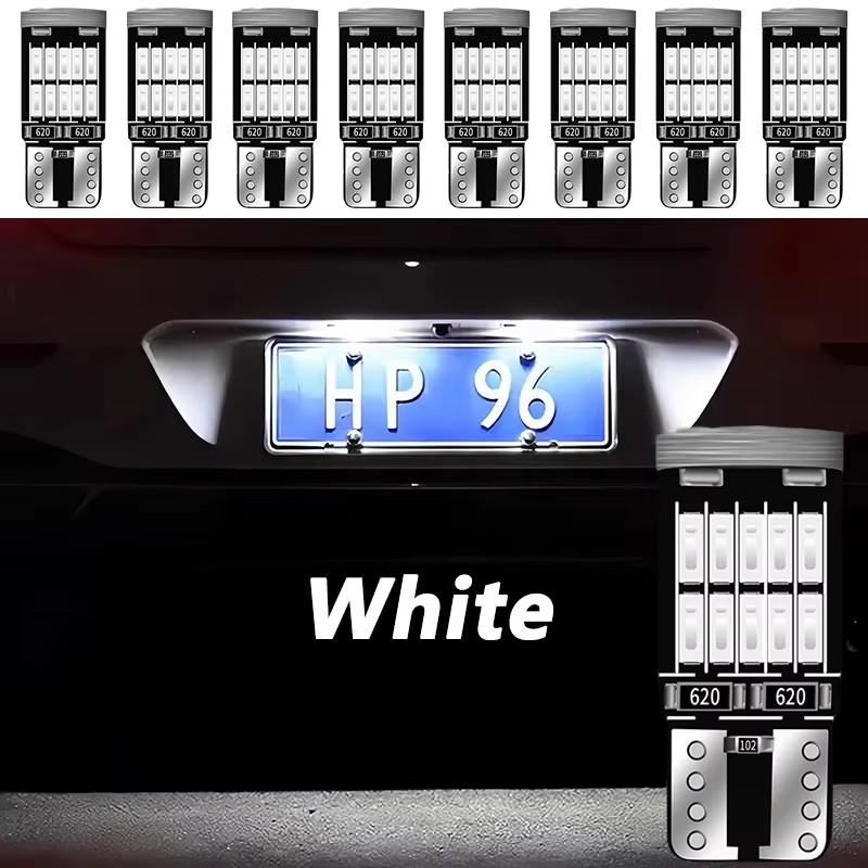 8-16PCS T10 W5W LED Bulb CANBUS No Error 12V 4014-26SMD 400LM 6500K Super Bright White Car Interior Dome Door Maps Trunk Lights