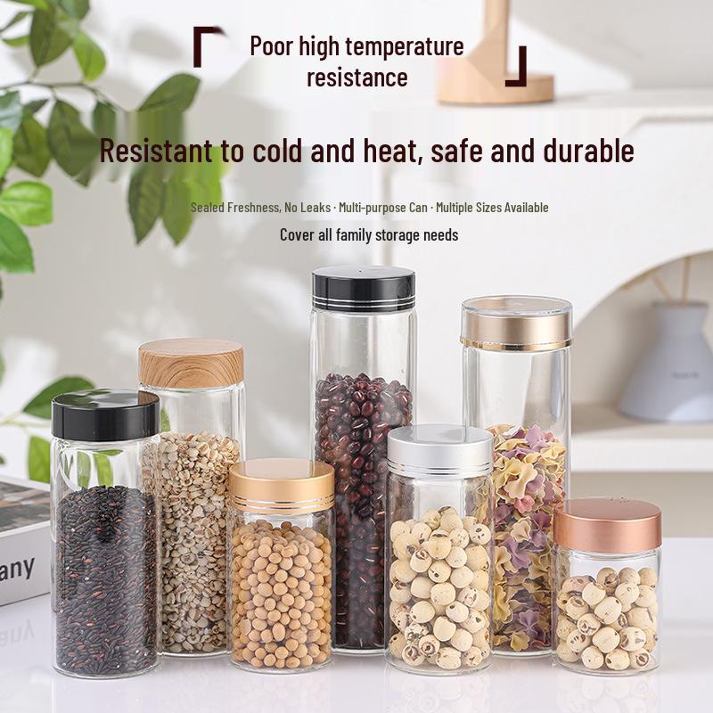 Special High Borosilicate Glass Honey Storage Bottle, Food Grade Kitchen Jar