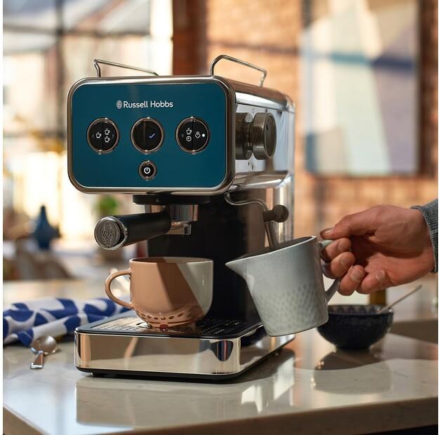 Кофеварка Russell Hobbs Distinctions ocean blue (26451-56)