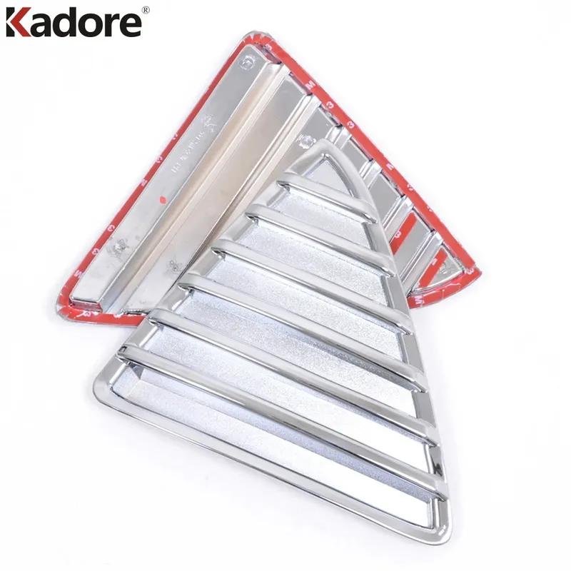 For Ford Focus 2012 2013 2014 2015 Chrome Car Front Grille Grills Cover Trim Head Triangle Grill Frame Trims Accessories