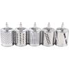 Upgrade Stainless Steel Rotary Vegetable Cheese Grater Potato Slicer Rotary Handheld Grater with 5 Blades Dishwasher Safe