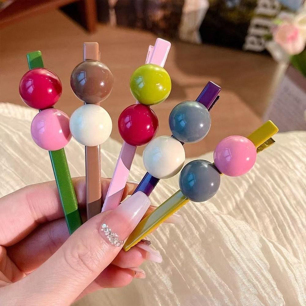 Candy Color Hair Clips Sweet Duckbill Clip Gifts Hairpin  Women