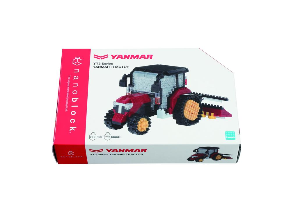 YT3 Serie Nanoblock Traktor Yanmar YANMAR Spielzeug Arbeitsfahrzeug 800 Teile Ab 12 Jahren Innenraum Hobby