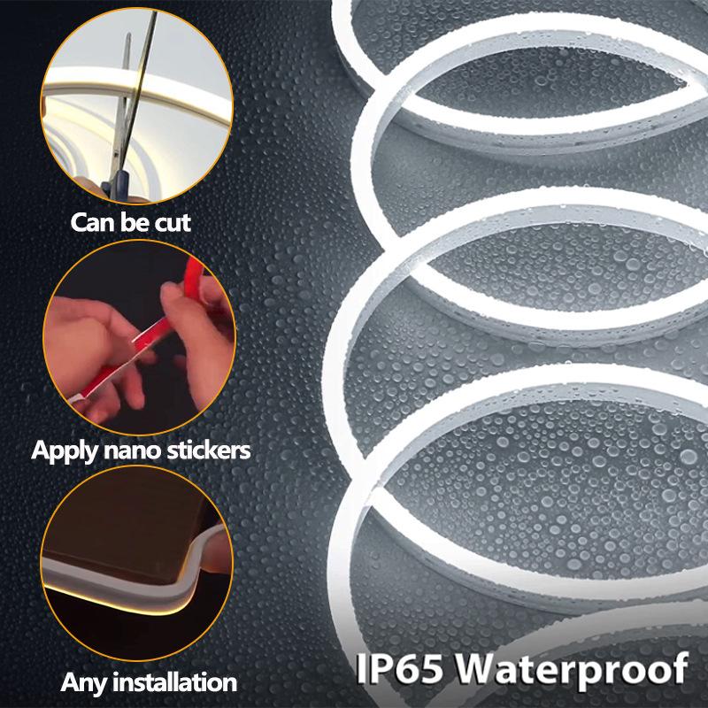 USB Silicone Neon Touch Dimmable Light Strip for Mirror or Ambient Lighting