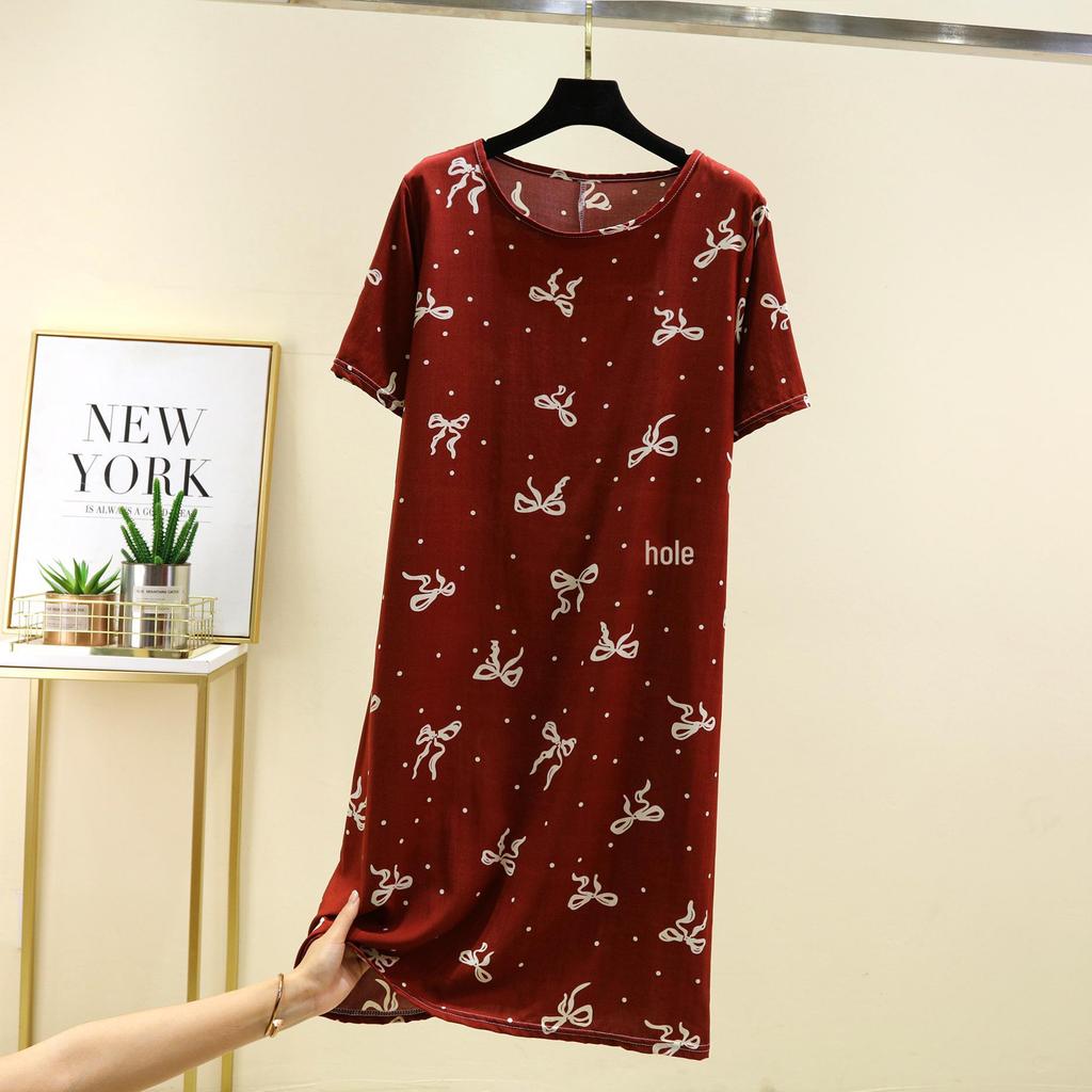 Women's Floral Mid-Length Summer Dress: Perfect for Cool Spring and Vacation Wear