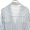 Zara Linen Blend Stripe Long Sleeve Skipper Long Shirt Dress XXL Women Used
