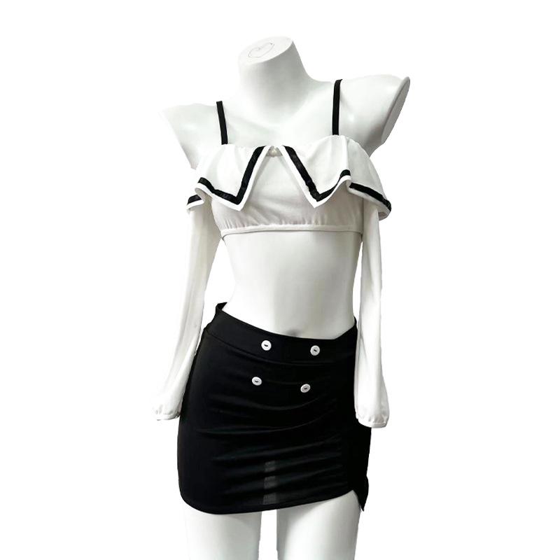 Quick Release Sensual Bunny Secretary Lingerie Set