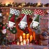 Stocking Christmas Gnome Santa Claus Large Sock Sack Candy Gift Bags Xmas Decor