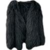 Fur New Raccoon Hair Double-sided Woven Fur Coat for Women