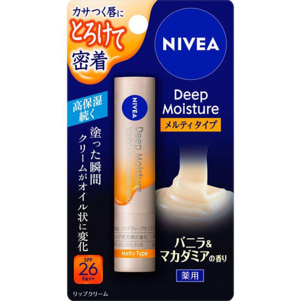 

Nivea Deep Moisture Lip Melty Type Vanilla Macadamia FraGrance 2.2 G