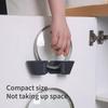 Self-Adhesive Pot Lid Holder Wall-Mounted Cutting Board Shelf Pan Pot Rack  Restaurant