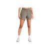 Under Armour UA Vanish Einfarbiges Logo Wasserdicht Atmungsaktiv Bequeme Gewebte Freizeitshorts Damen Shorts Grau Braun 1376933-200