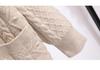 Women's Mid-Length Wool Knit Cardigan Coat with Horn Buttons - Versatile, Stylish & New for Spring 2026