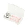 Polly Toddler Candy Spoon and Fork Set (Pink)