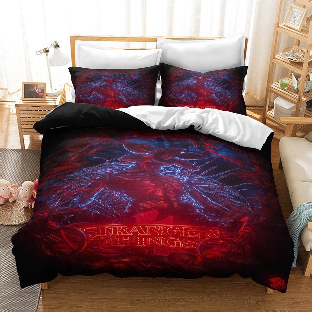 Kit de literie Série Stranger Things Taille Ensemble trois pièces