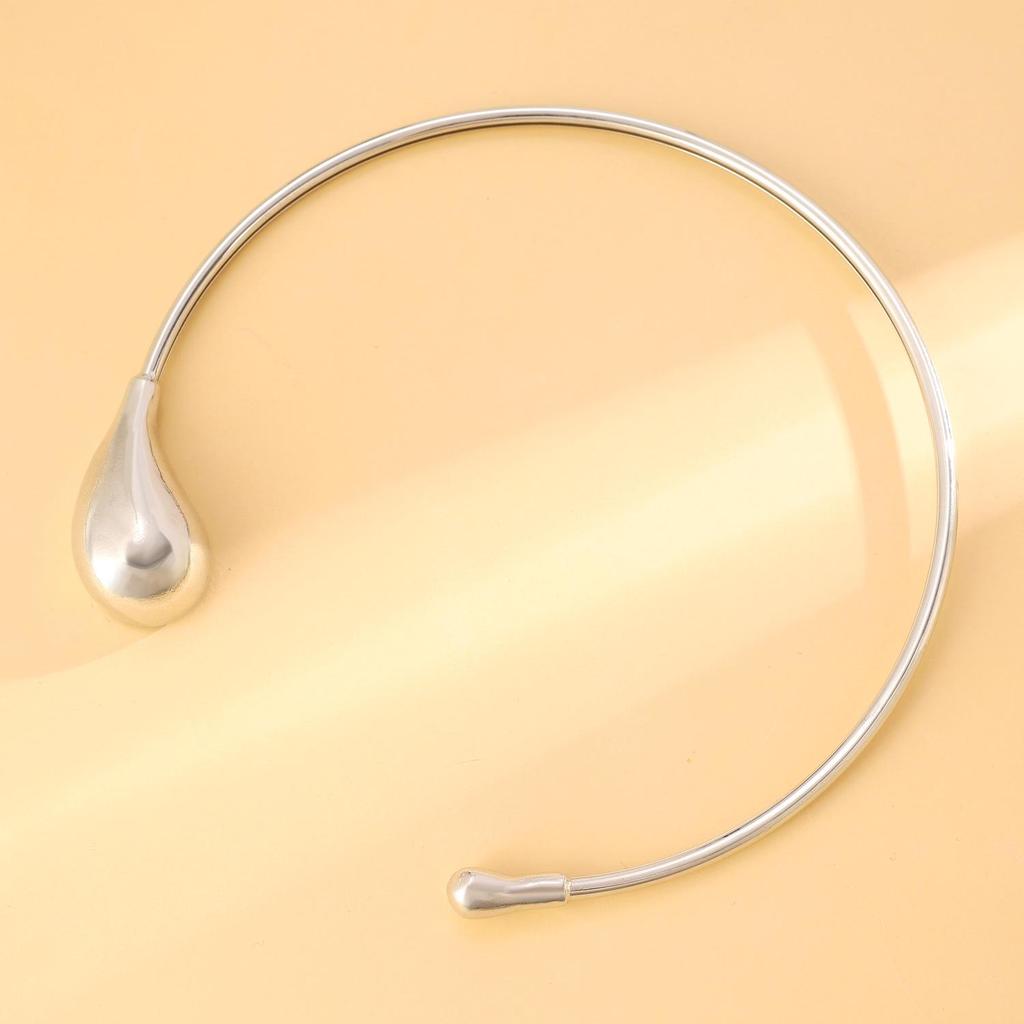 Punk Style Water Drop Earrings & Clavicle Chain for Women