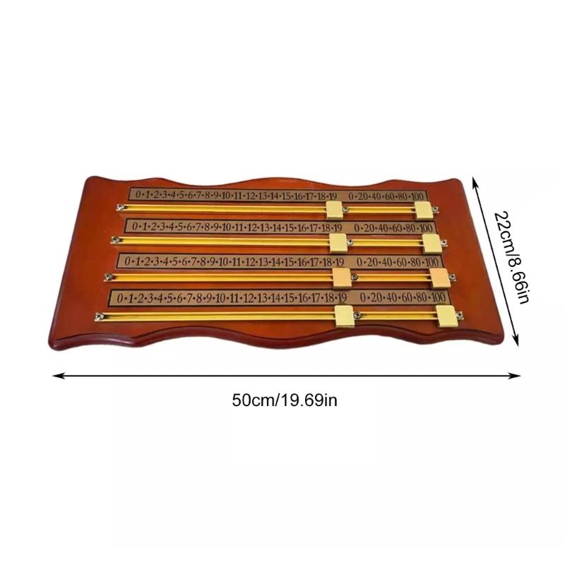 Wood Billiard Score Board Counters Snooker Game Counters Referee Scores Keeper Shuffleboard Scoreboard Easy to Use