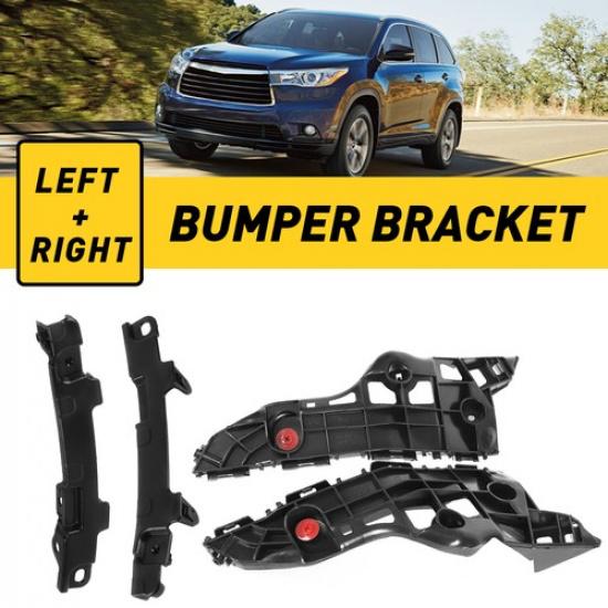 For Toyota 2014- Highlander Bumper Bracket 4PC Retainer Front Support Holder