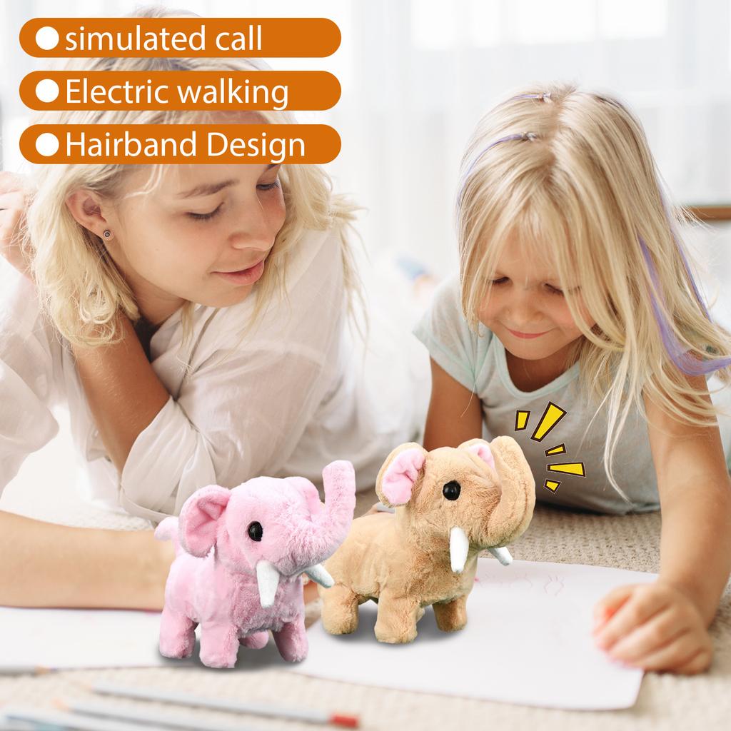 Simulation Electric Simulation Animal Plush Toy, Interactive, Can Walk, Call, And Move