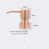 1ks Nerezová ocel 304 Tryska čerpadla Dávkovač tekutého mýdla do kuchyňského dřezu Černá/Zlatá/Růžové zlato