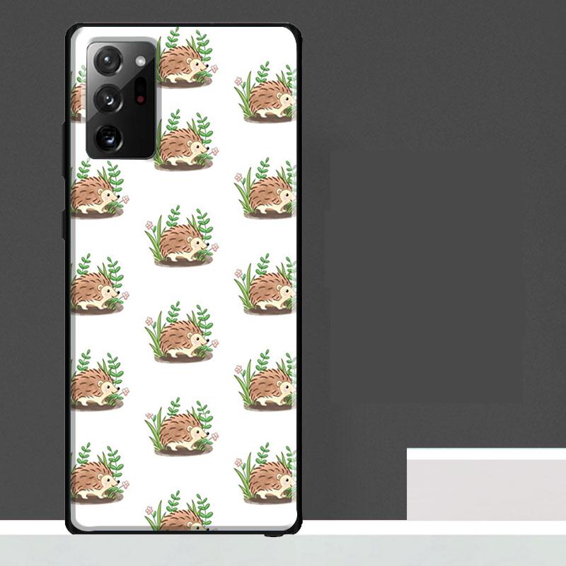 Cute Hedgehog Case For Samsung Galaxy S25 Ultra S23 S22 S21 S24 Ultra S9 S10 S20 Plus S25 FE Phone Cover