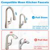 Pull Down Hose Kit For Moen Faucet Replacement Part 150259 Hose, Moen Kitchen Faucet Replacement Part 187108, Reflex Moen Pull Down Hose, 68-inch,