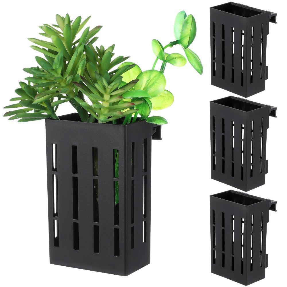 Glass Pot Fish Tank Hydroponic Planting Basket Planted Tank Aquarium Planter Cups  for Fish Tank