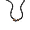 Emporio Armani Brown Tiger Eye Chain EGS3034001 Men's Necklace,