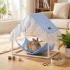 Tassel Strip Small Pet Nest Sunshade Hanging Sleeping Bed Hamster Cage House  Cage House