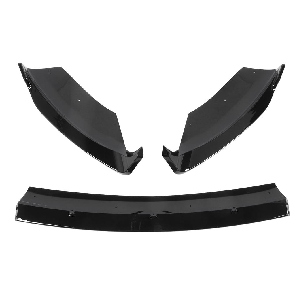 3Pcs Front Bumper Lip Spoiler Splitter Sporty   Front Lip Spoiler Splitter Protector for   B‑ 