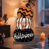 Halloween Ornament 2D Acrylic Skeleton Decoration for Home Office Cafe Studio Scary Horror Skeleton Sculpture Party Prop Table Ornament Gifts